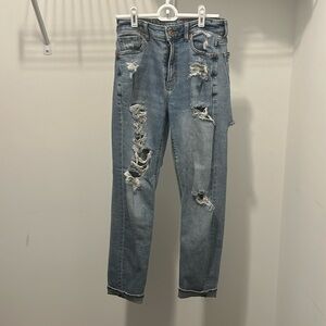 American Eagle denim mom jeans size 0